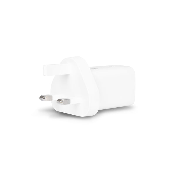 Cargador de pared GaN de 2 puertos (45 W) Reino Unido