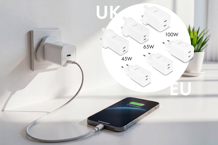 Discover the new 2-port GaN Wall Charger series by DICOTA