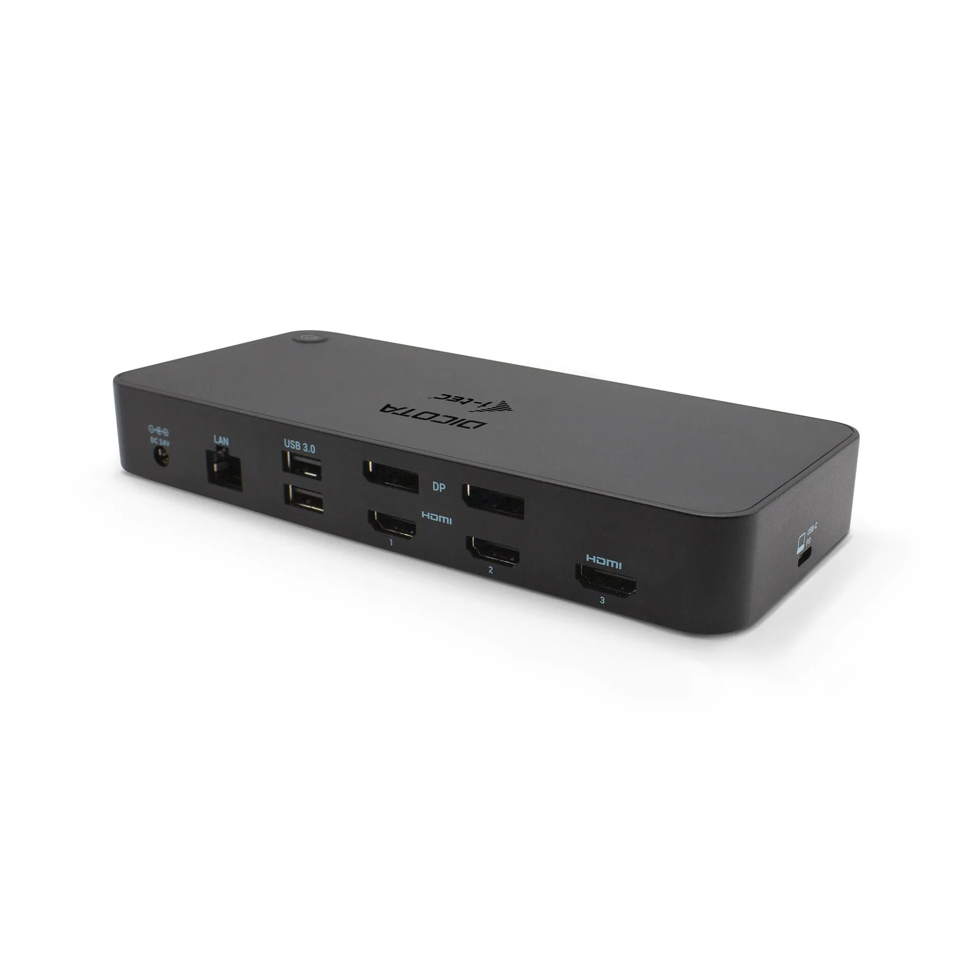 LogiLink USB 3.2 Gen 1 docking station USB-C 10-port PD mini Zwart LogiLink USB 3.2 Gen 1 docking station USB-C 10-port PD mini Zwart