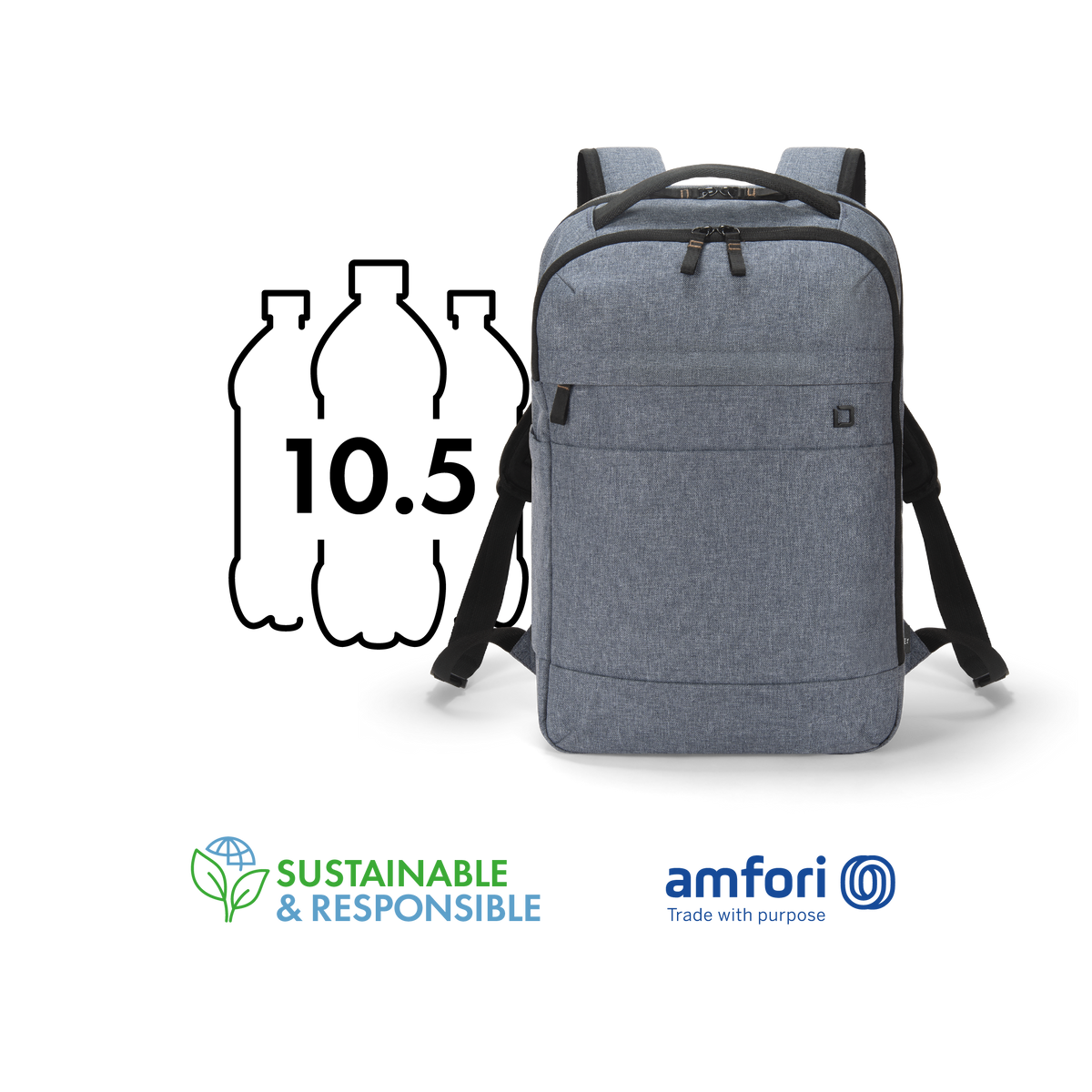 Backpack Slim MOTION 14-16 (denim)