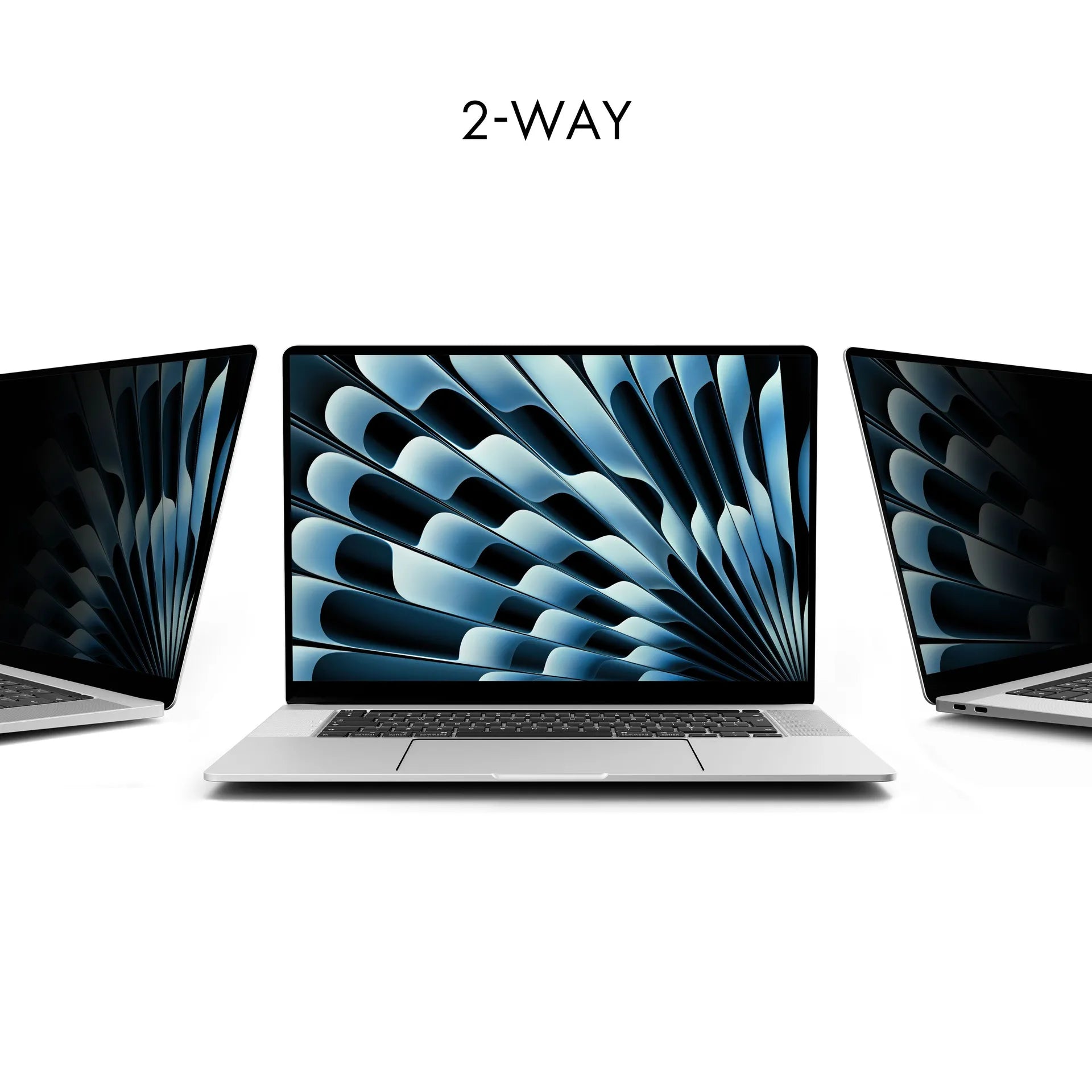 ACCEZZ Magnetische Privacy Laptop Screenprotector voor Apple Zwart
