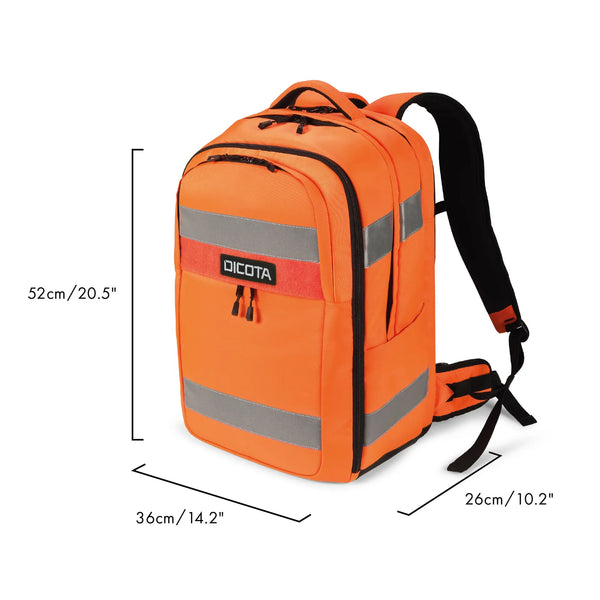 bean hi vis orange laptop backpack 30 dollars Backpack HI-VIS 32-38 Litre Orange