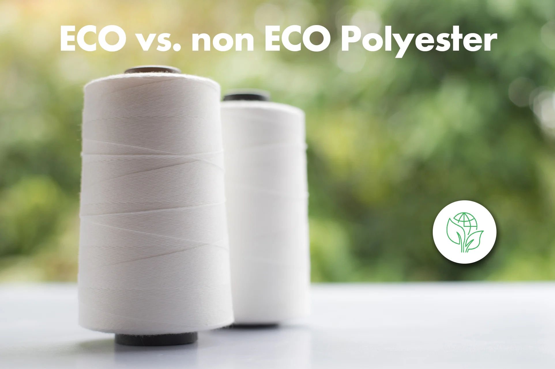 The difference between conventional polyester and rPET polyester