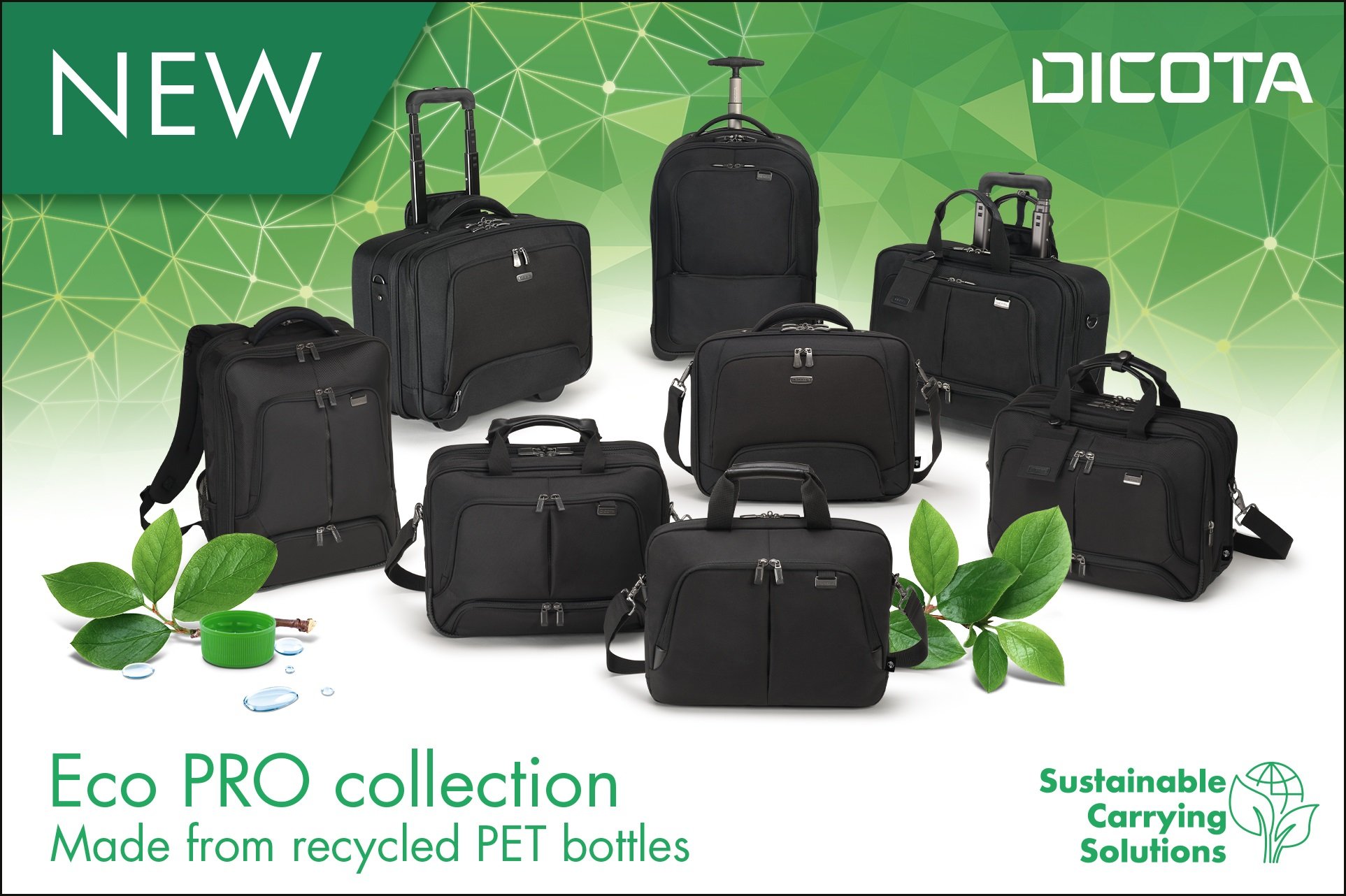 Now made from recycled PET bottles – the Eco PRO collection