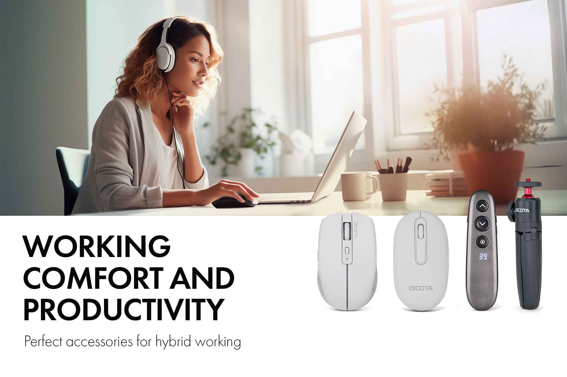 Work comfort and productivity – Perfect office accessories for hybrid working