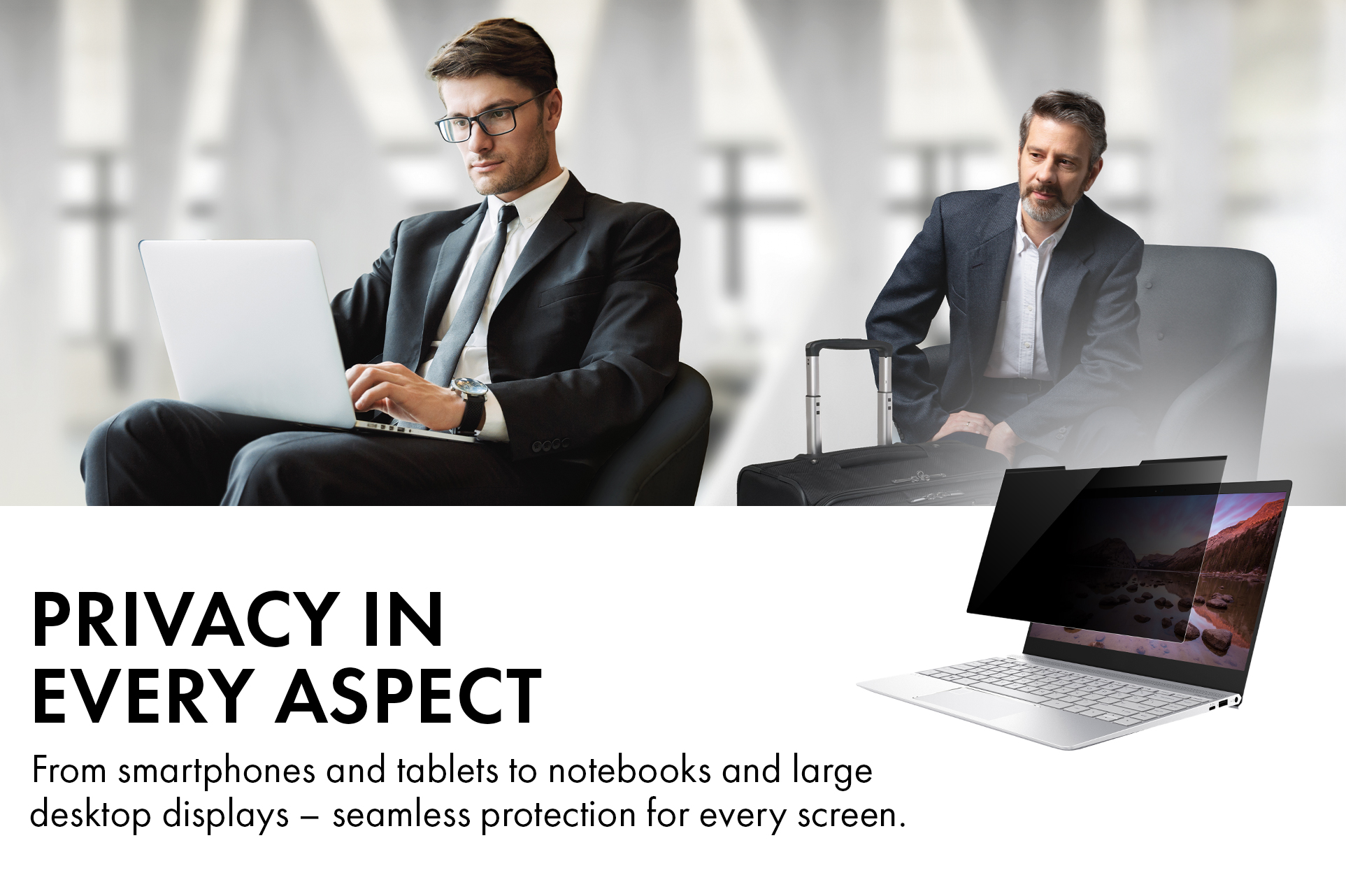 NEW Magnetic Privacy Filters — for larger screen sizes