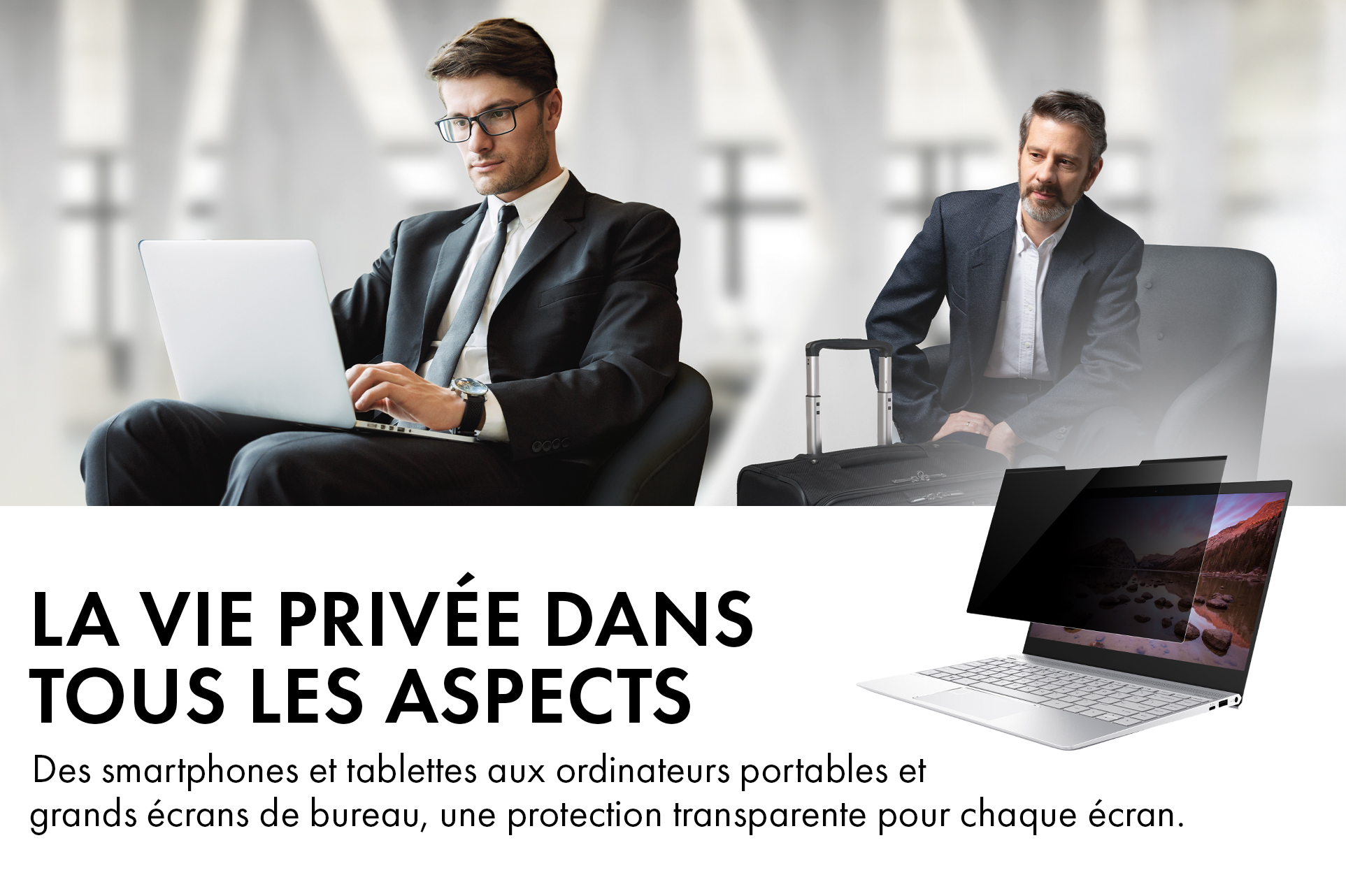 NOUVEAUX filtres de confidentialité magnétiques — pour les écrans de plus grande taille