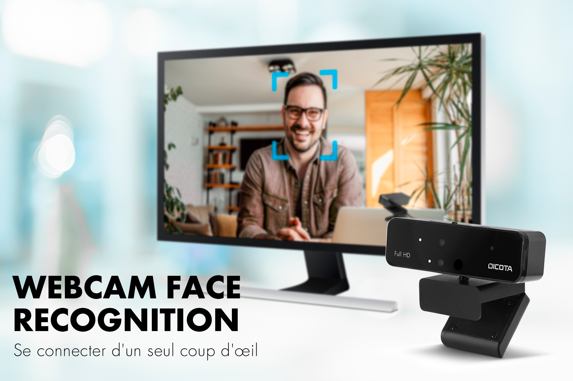 Webcam PRO avec reconnaissance faciale