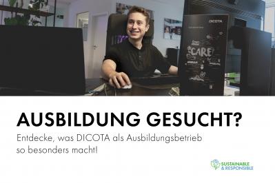 AUSBILDUNG GESUCHT? - Entdecke, was DICOTA als Ausbildungsbetrieb so besonders macht!