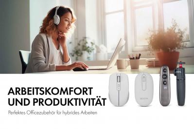 Arbeitskomfort und Produktivität – Perfektes Officezubehör für hybrides Arbeiten