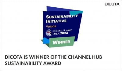 We celebrate winning the Sustainability Initiative Award at Channel Summit 2023