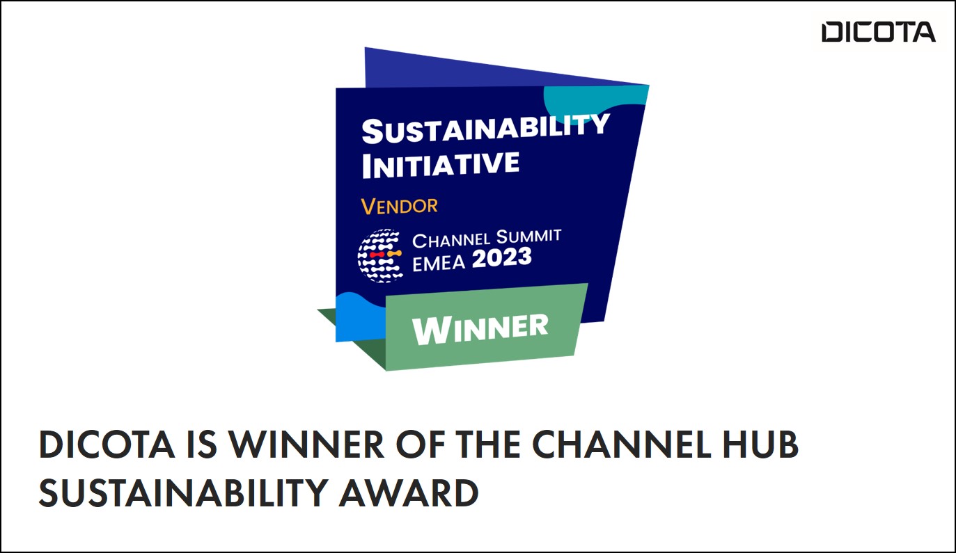 We celebrate winning the Sustainability Initiative Award at Channel Summit 2023